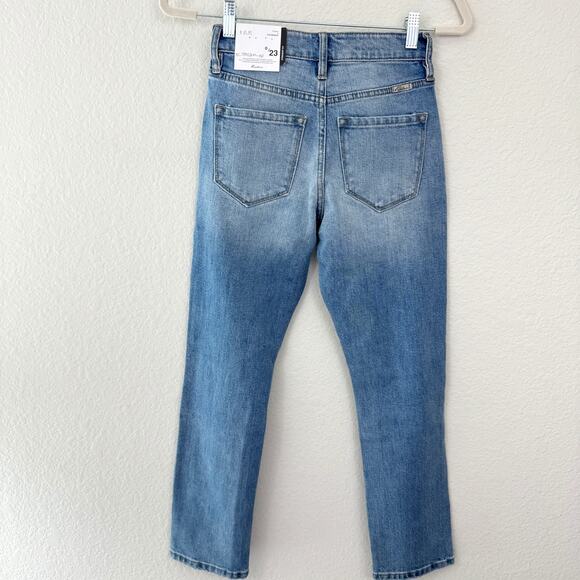 KanCan Womens Marley High Rise Slim Straight Jeans Size 0/23 Distressed Blue - Picture 5 of 9